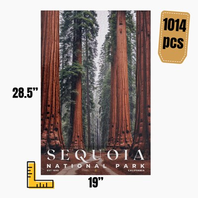Sequoia National Park Jigsaw Puzzle, Family Game, Holiday Gift | S10 - image5